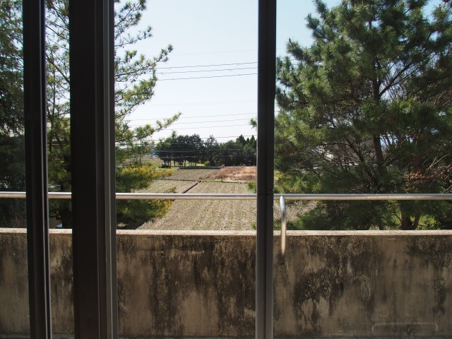 ２階教室からの景色