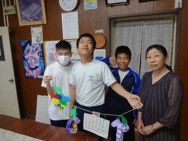 ７組からのプレゼント