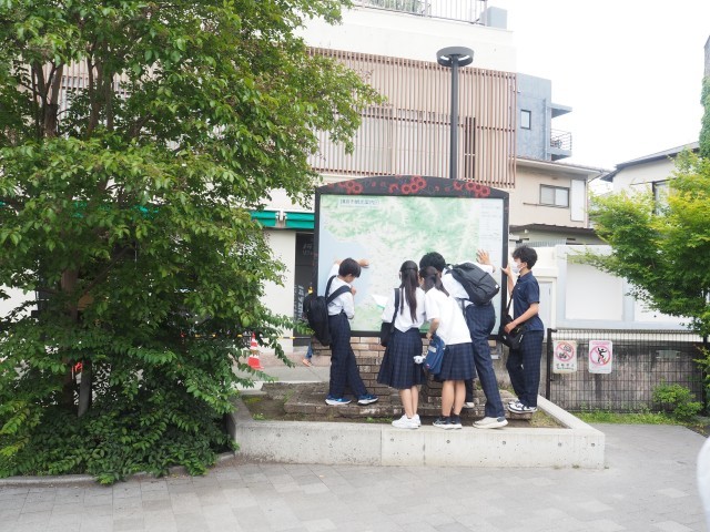 さあ、行き先を確認して出発です。
