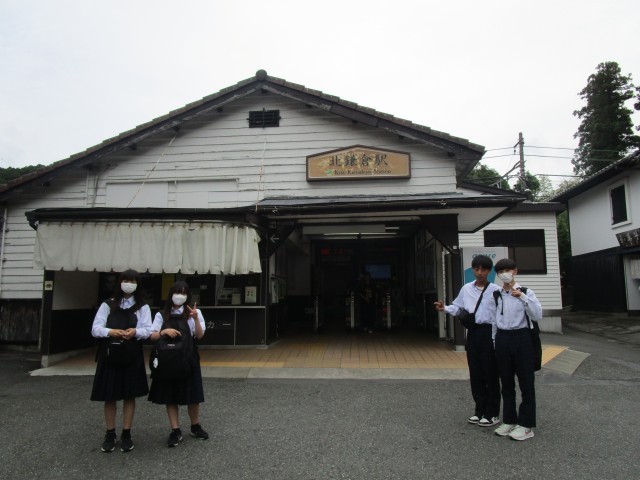 これらの班は、北鎌倉到着です。