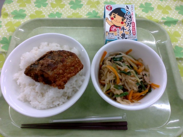 今日の給食