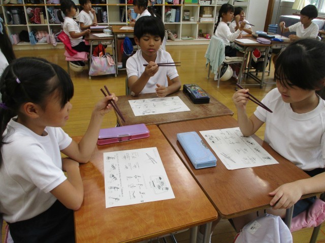 練習中