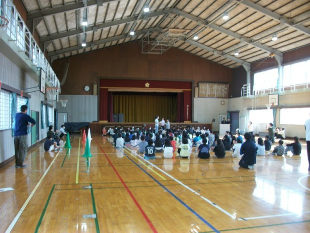 1年生は自己紹介をしました