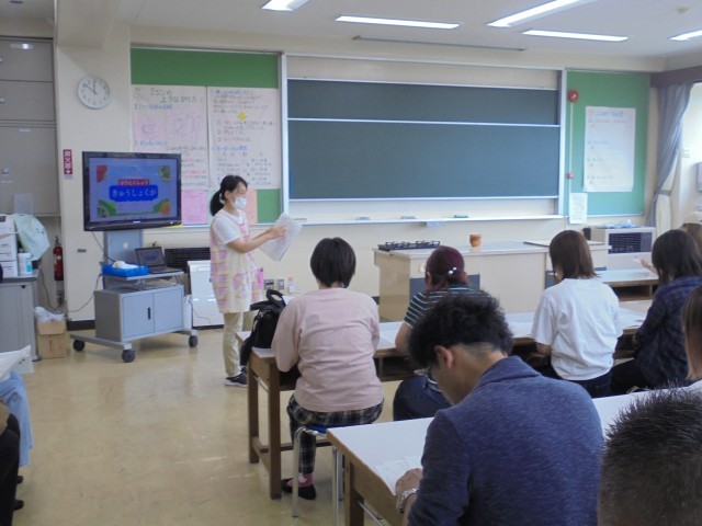 岩田栄養教諭の話