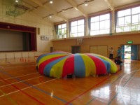 ほうとく級みんなでバルーンを使って