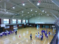 １年生学年種目　練習中