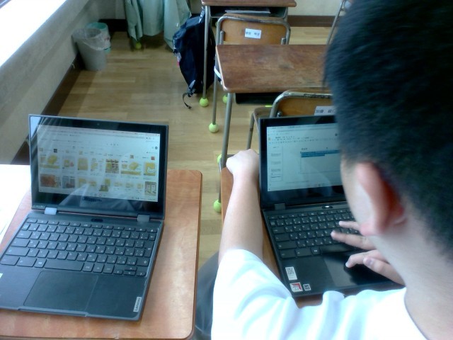 3時間目、鎌倉校外学習に向けて調べ学習