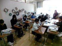 6組の朝読書の様子