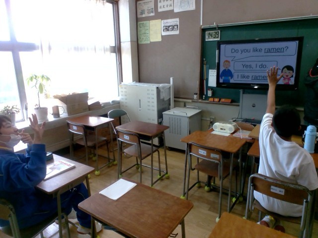 6時間目の英語の授業