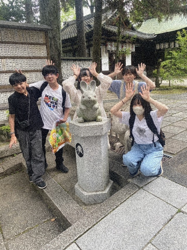 岡崎神社にて