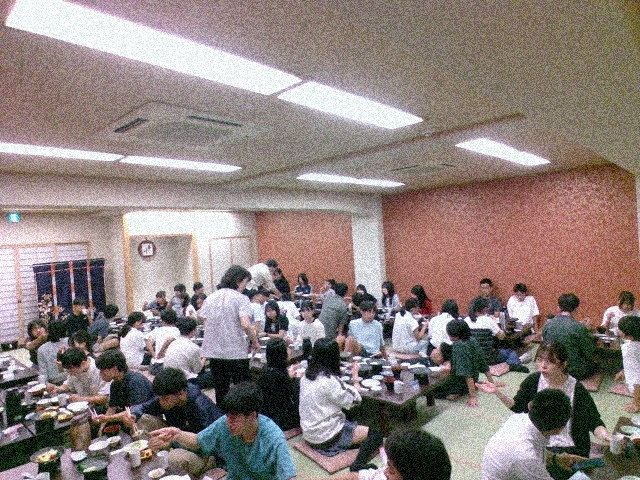 朝食会場