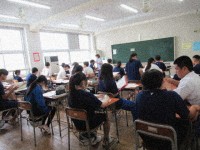 １校時の授業