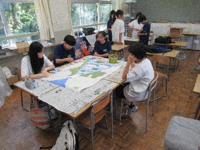 学習発表会にむけての美術部