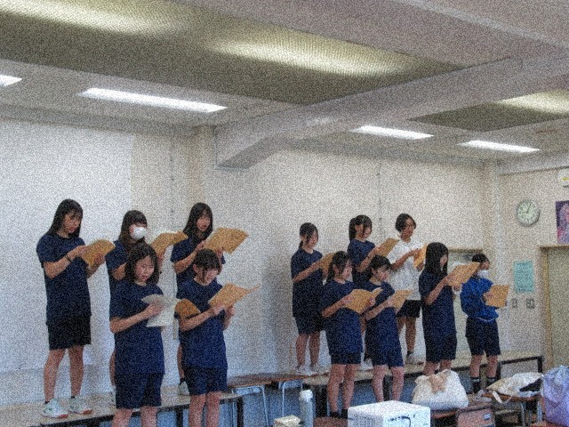 有志合唱の練習