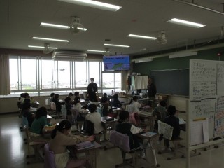 ４年生外国語の学習