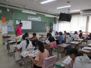 社会科の学習（６年生）