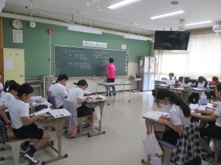 社会科の学習（５年生）