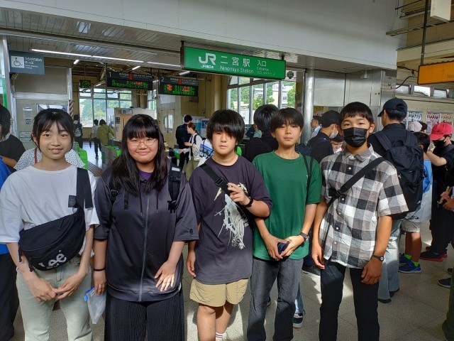 ２組2班　出発します