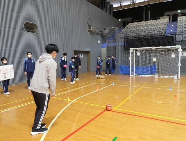 橘中の出し物 サッカー