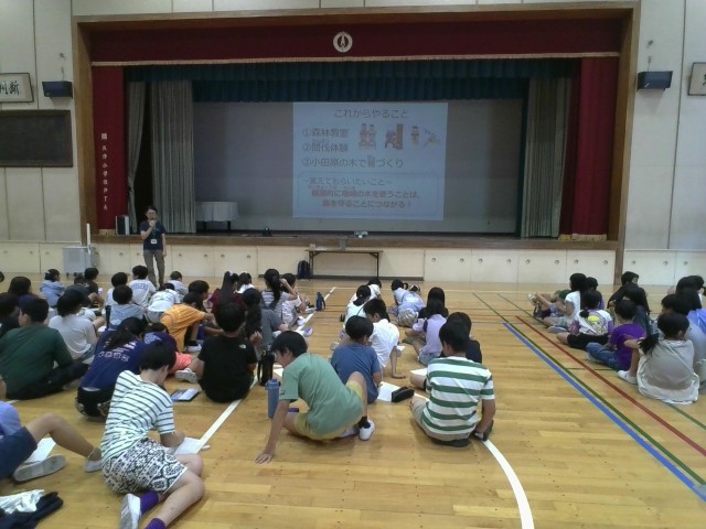 木づかい事業の説明の様子